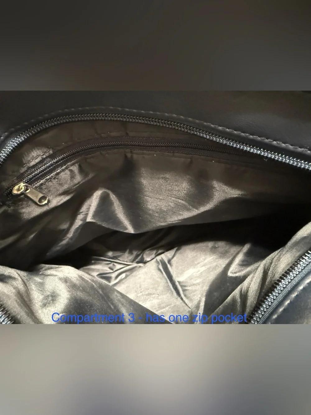 Classic Navy Genuine Leather Crossbody Shoulder Bag